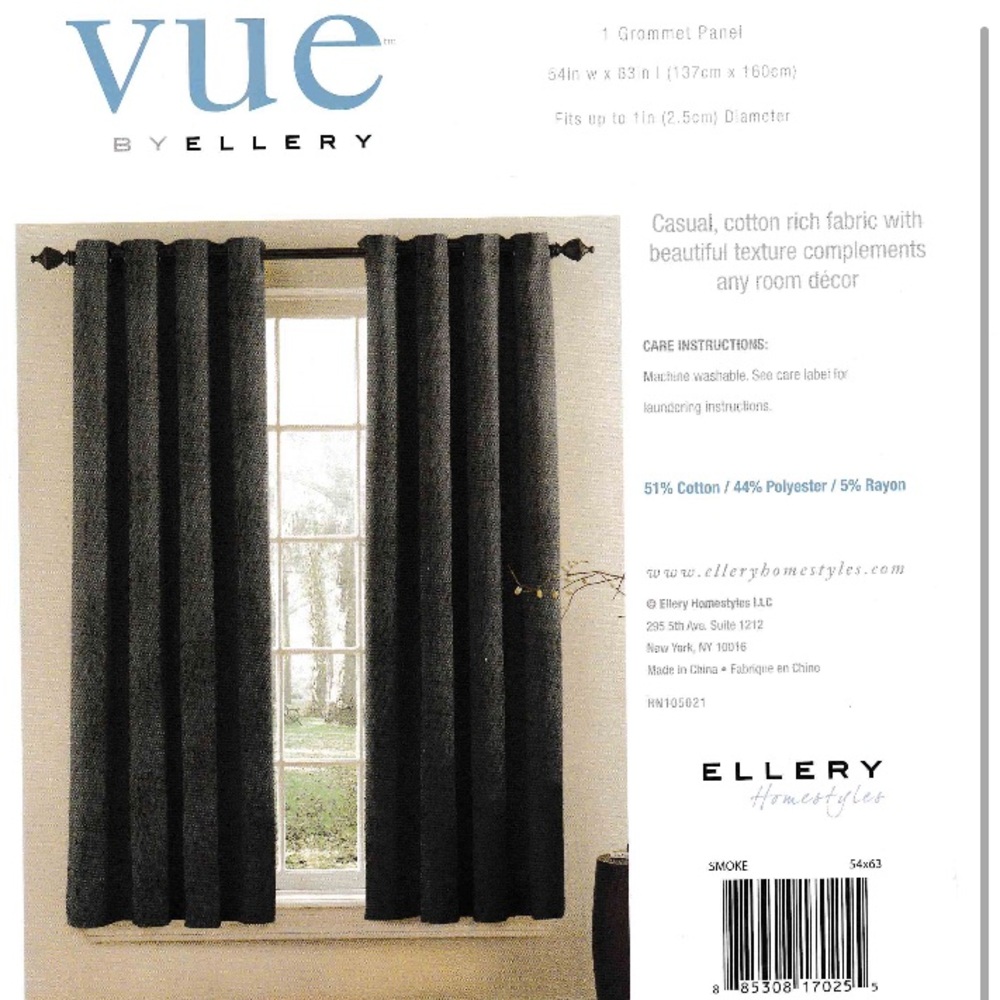 Vue By Ellery briarwood 2 Grommet Panel Curtains